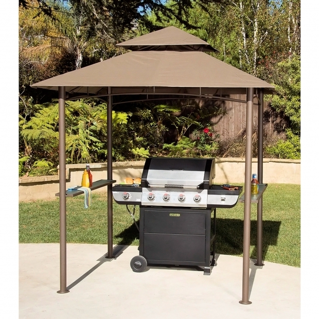 Picture of Grill Gazebo Canopy Replacement Double Roof Grill Shelter Gazebo 8 X 5 Walmart