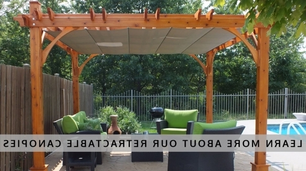 Fascinating Pergola Retractable Shade Pergola With Retractable Canopy Covers Outdoor Living Today