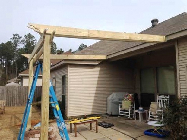 Fantastic Pergola Attached To House Roof Pergola Design Ideas Building A Pergola Attached To House White