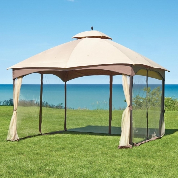 Gorgeous Home Depot Gazebo Clearance Massillon 10 Ft X 12 Ft Double Roof Gazebo L Gz933pst The Home