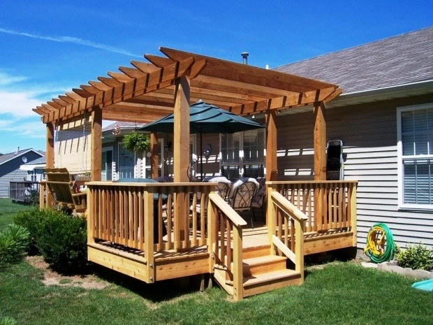 Image of How To Build A Pergola On An Existing Deck Amazing Designs Of Pergola On Deck Patio Design Exterior